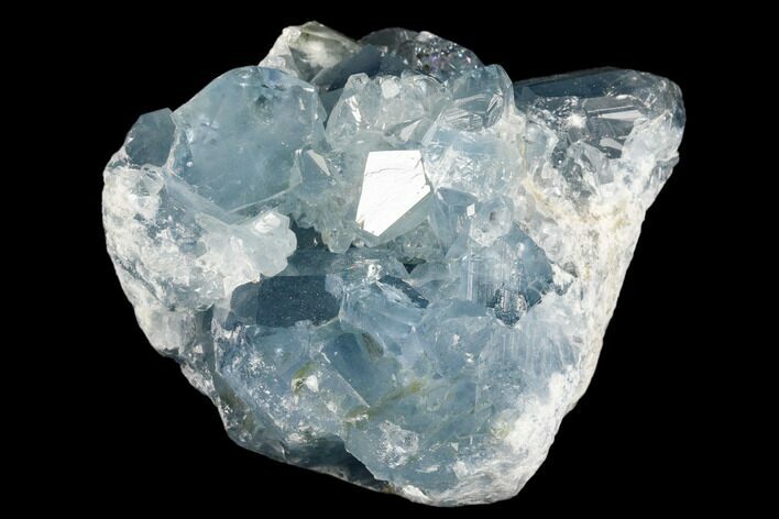 Sparkly Celestine (Celestite) Crystal Cluster - Madagascar #184377